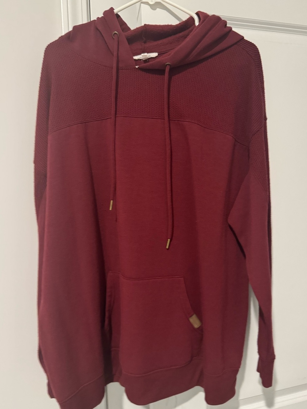 Maurices Burgundy Hoodie Sweatshirt